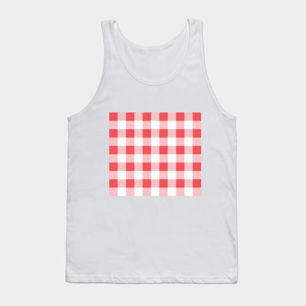 Northeastern farmer pattern red Tank Top by Elysium Studio